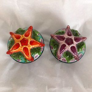 J. McCall 2005 Blue Sky Studios Starfish Salt & Pepper Shakers